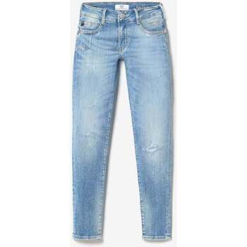 Vêtements Femme ZS105 Jeans Le Temps des Cerises Jako pulp slim 7/8ème ZS105 jeans destroy bleu Bleu