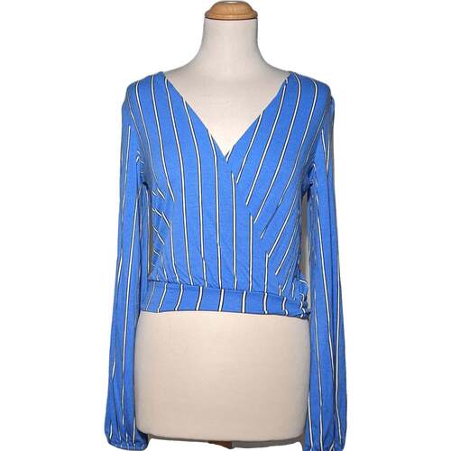 Vêtements Femme T-shirts & Polos Bershka 34 - T0 - XS Bleu
