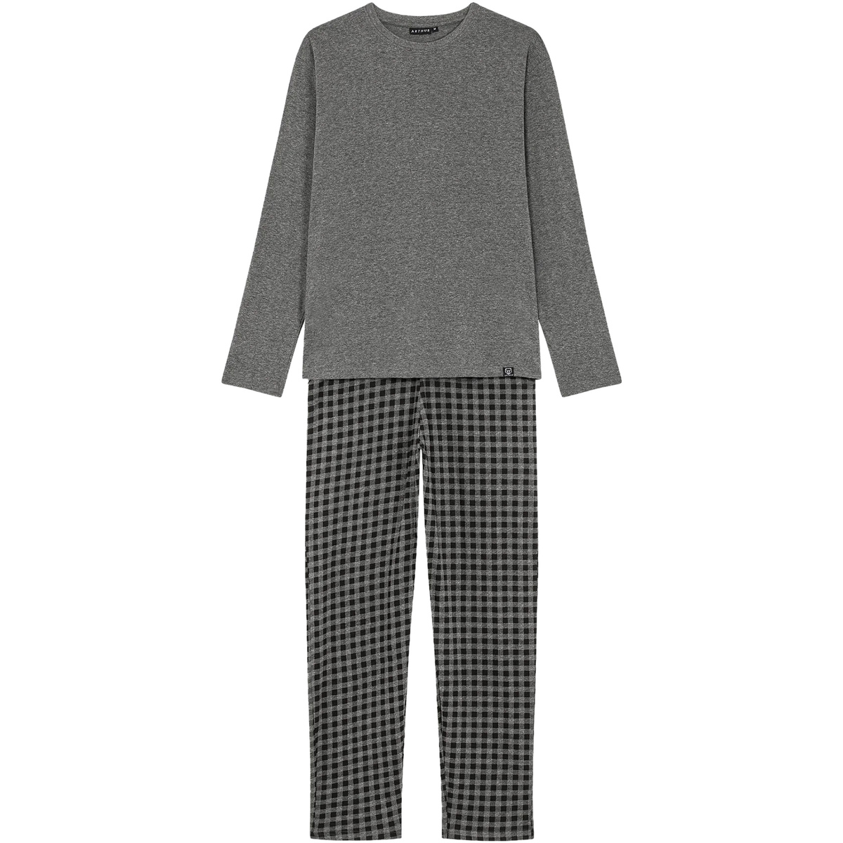 Vêtements Homme Pyjamas / Chemises de nuit Arthur Pyjama coton long Gris