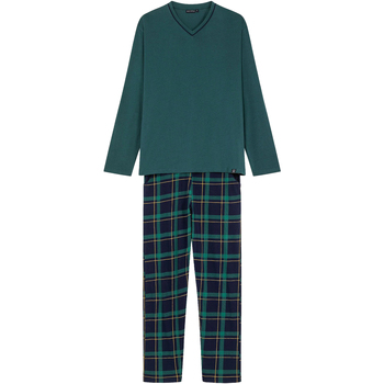 Vêtements Homme Pyjamas / Chemises de nuit Arthur Pyjama coton long Vert sapin