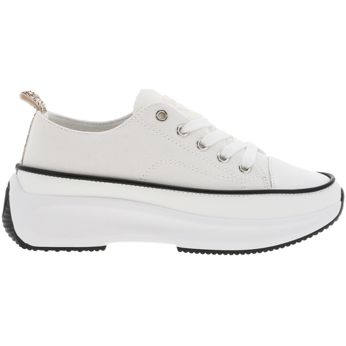 Chaussures Femme Baskets mode Les Petites Bombes Baskets Chunky toile Blanc
