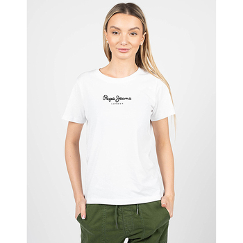 Vêtements Femme T-shirts manches courtes Pepe jeans PL505292 | Camila Blanc