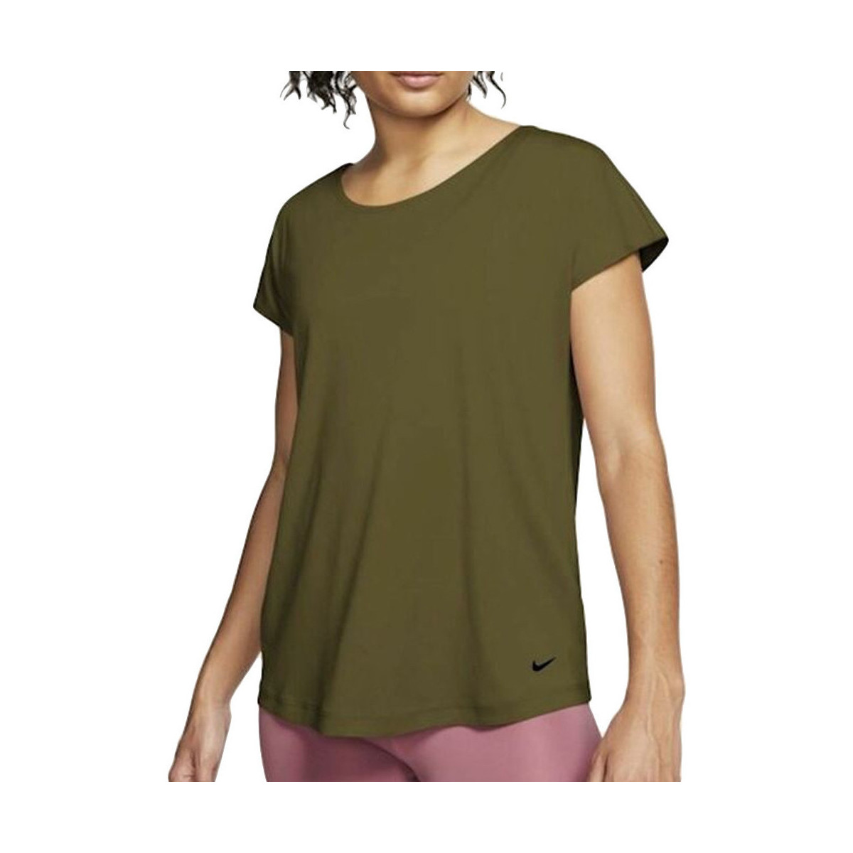 Vêtements Femme T-shirts manches courtes Nike hybrid CJ4082-368 Vert