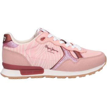 Chaussures Fille Multisport Pepe jeans Olympia PGS30574 BRIT ANIMAL G Rose