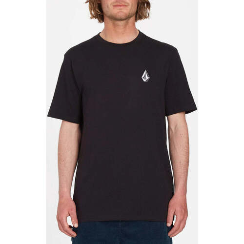 Vêtements Homme T-shirts manches courtes Volcom Camiseta  Iconic Stone Black Noir