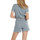 Vêtements Femme Pyjamas / Chemises de nuit Lisca Haut pyjama t-shirt Grey manches courtes Laura Gris