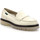 Chaussures Femme Mocassins Kickers Deck Loafer Blanc