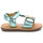 Chaussures Fille Sandales et Nu-pieds Mod'8 CLOONIMALS BLEU TURQUOISE + TORTUE Bleu