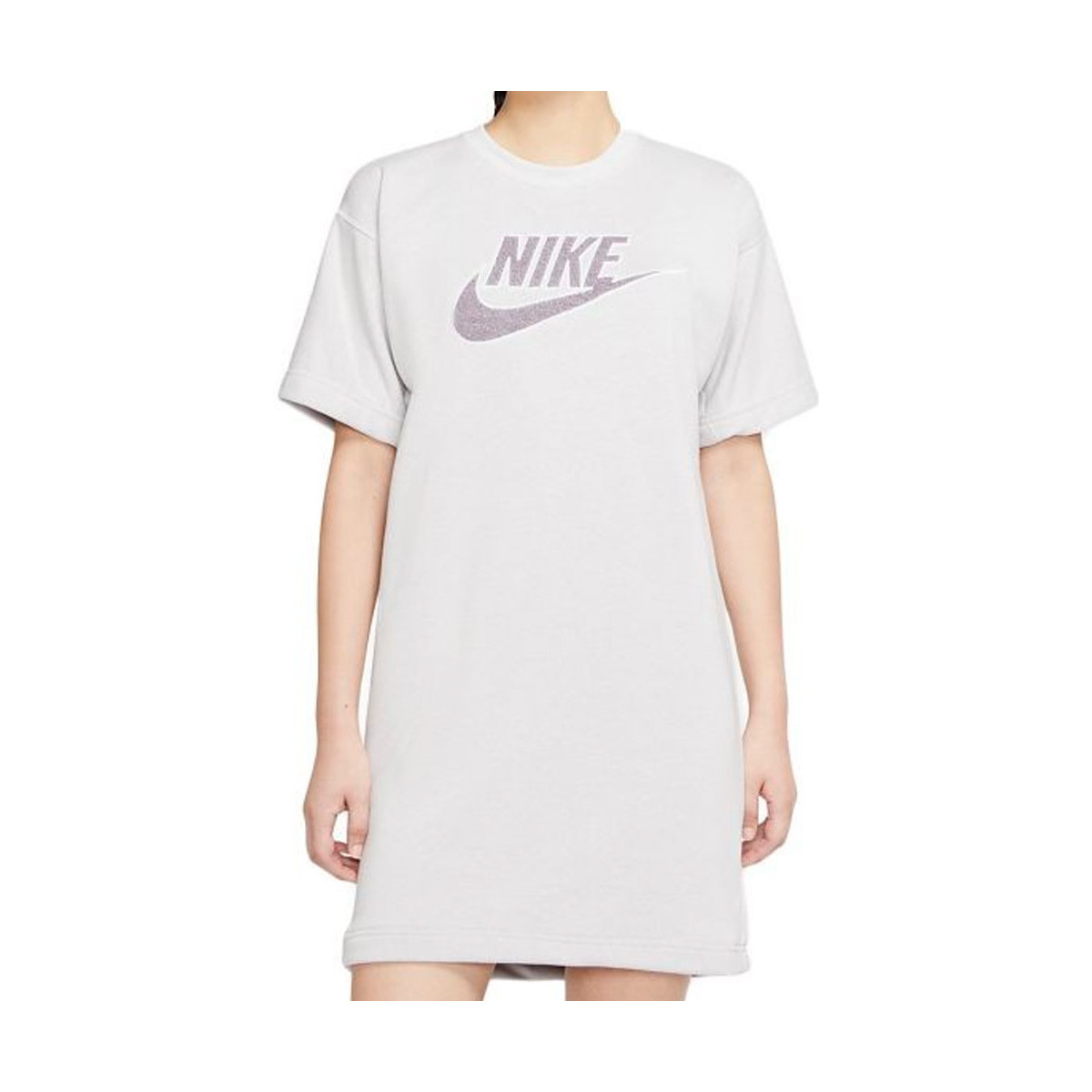 Vêtements Femme Robes courtes Nike CU6401-094 Blanc