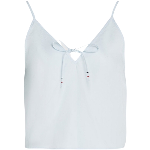 Vêtements Femme T-shirts & Polos Tommy Jeans Crop Top  Ref 59527 Blanc Blanc