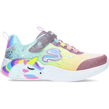 Chaussures Fille Baskets basses Skechers CHAUSSURES LUMINEUSES  302311 RÊVES DE LICORNE Multicolore
