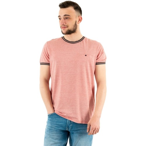 Vêtements Homme T-shirts double-breasted courtes Benson&cherry timofey Rouge