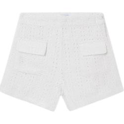 Vêtements Fille Roman Shorts / Bermudas Mayoral  Blanc