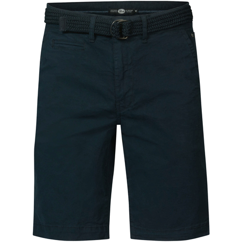 Vêtements Homme Shorts / Bermudas Petrol Industries Short coton ceinture tress?e Bleu
