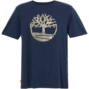 Vêtements Enfant T-shirts sleeved manches courtes Timberland Basket Cuir  Gola Harrier Strap Blanc