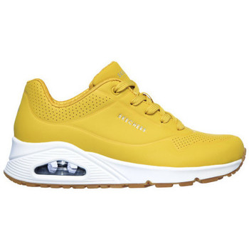 Chaussures Femme Baskets mode Skechers uno stand on air Jaune