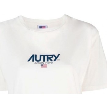 Vêtements Femme T-shirts manches courtes Autry La garantie du prix le plus bas Action White Blanc