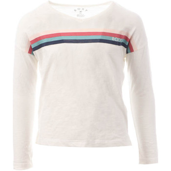 Vêtements Fille T-shirts manches longues Roxy ERGZT03461 Blanc