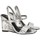 Chaussures Femme Sandales et Nu-pieds Karl Lagerfeld KL34610 ICE WEDGE Argenté
