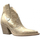 Chaussures Femme Bottines Now 7952 Doré