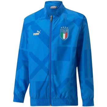 Vêtements Garçon Vestes de survêtement Puma Veste FIGC HOME PREM JKT JR bleu