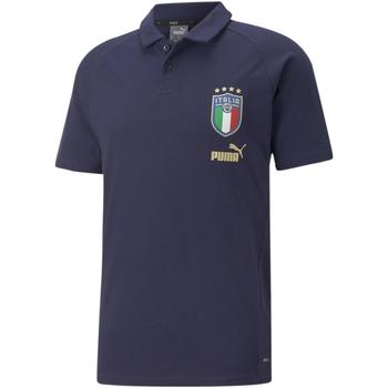 Vêtements Homme Polos manches courtes Puma Polo manches courtes FIGC COACH POLO bleu