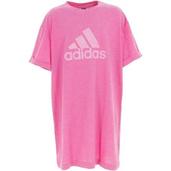 Vêtements Fille T-shirts manches courtes adidas Originals G fi bl t Rose