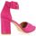 Chaussures Femme Sandales et Nu-pieds Vidi Studio Nu pieds cuir velours  fushia Fushia