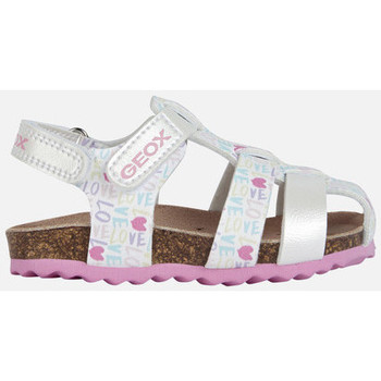 Chaussures Fille Sandales et Nu-pieds Geox B SANDAL CHALKI GIRL Multicolore