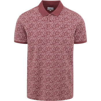 t-shirt state of art  polo imprimé rose 