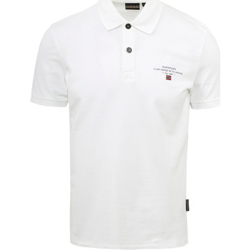 Vêtements Homme T-shirts & Polos Napapijri Polo Elbas Blanc Blanc