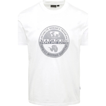Vêtements Homme T-shirts & Polos Napapijri Bollo T-shirt blanc Blanc