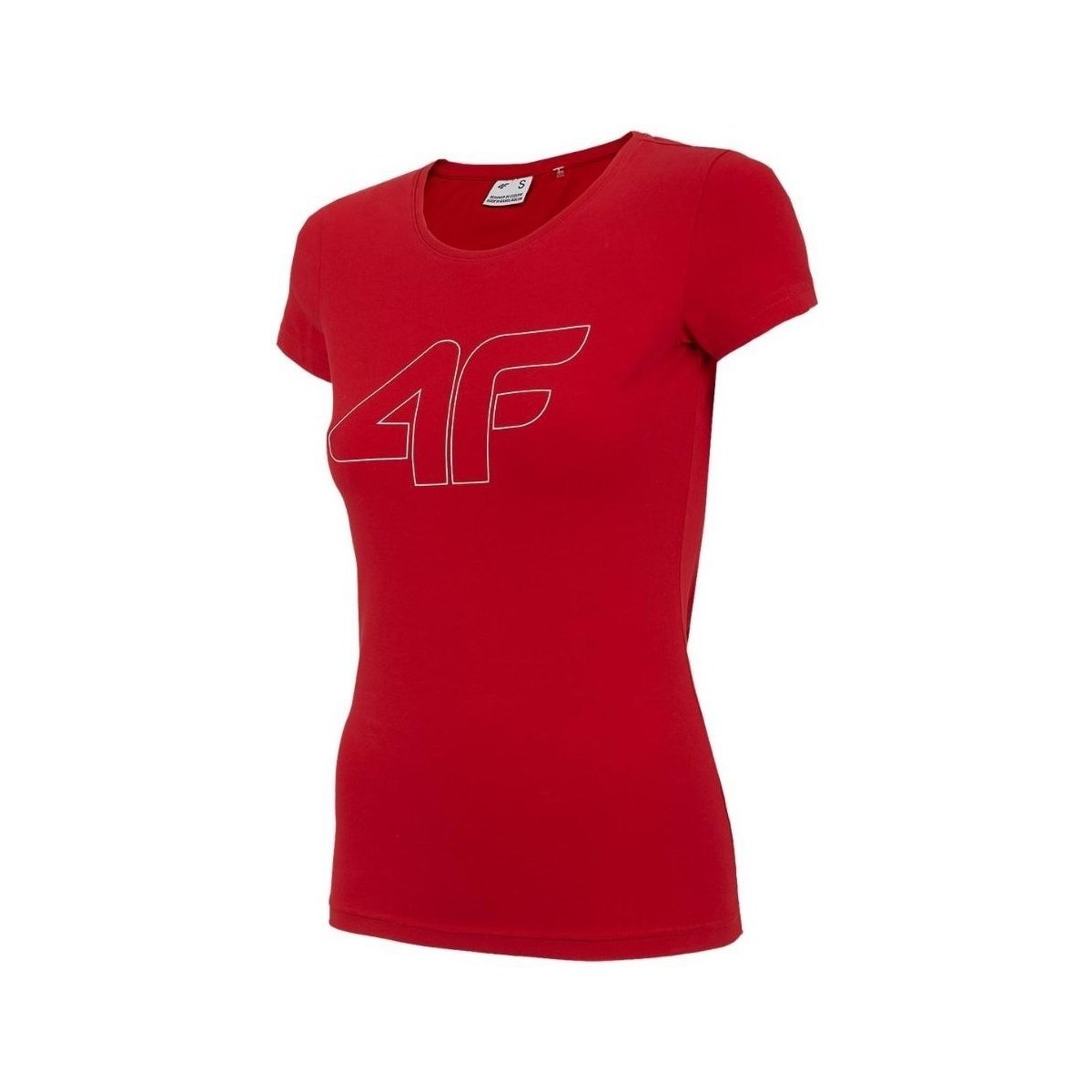 Vêtements Femme T-shirts manches courtes 4F TSD353 Rouge