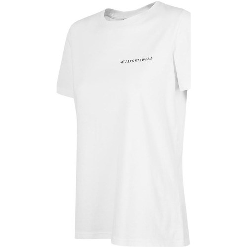 Vêtements Femme T-shirts manches courtes 4F TSD025 Blanc