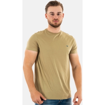 Vêtements Homme T-shirts manches courtes Lacoste th6709 Beige