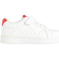 Chaussures Garçon Baskets mode Kappa Chaussures lifestyle Adenis EV Blanc, rouge, blanc cassé