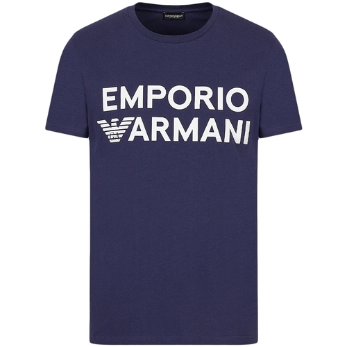 Vêtements Homme T-shirts manches courtes Emporio Armani Big front logo Rouge