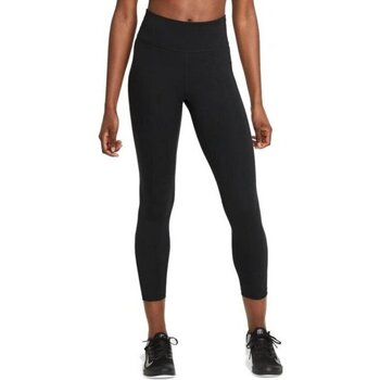 Vêtements Femme Hoch Leggings Nike One Mid-Rise 78 Mesh-Panelled Hoch Leggings Noir