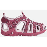 Chaussures Fille Sandales et Nu-pieds Geox J SANDAL WHINBERRY G rouge cerise/rose