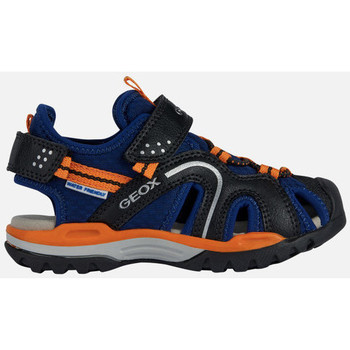 Chaussures Garçon Tous les vêtements homme Geox JR BOREALIS bleu marine/orange
