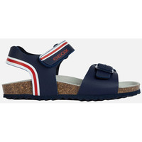 Chaussures Garçon Sandales et Nu-pieds Geox J GHITA BOY bleu/rouge/blanc
