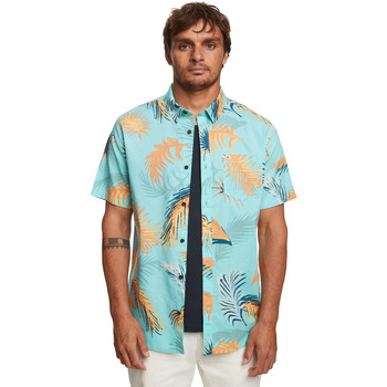 Vêtements Homme Chemises manches courtes Quiksilver Tropical Glitch bleu - angel  tropical glitch