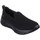 Chaussures Femme Baskets mode Skechers BASKETS  GO WALK FLEX- BRIGHT SUMMER NOIR Noir