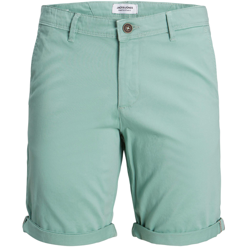 Vêtements Homme Shorts / Bermudas Jack & Jones Short coton chino BOWIE Vert