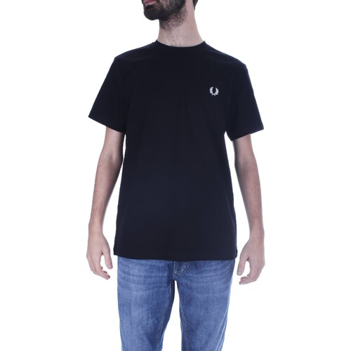 Vêtements Homme T-shirts manches courtes Fred Perry M5627 Noir
