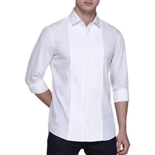 Vêtements Homme Chemises manches longues Calvin Klein jacket Jeans K10K110583 Blanc
