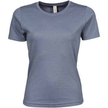 Vêtements Femme T-shirts out manches courtes Tee Jays Interlock Bleu