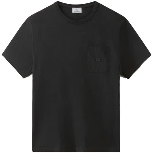 Vêtements Homme micro polka-dot print shirt Woolrich WOTE0094MR Noir
