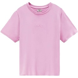 Vêtements Femme T-shirts & Polos Woolrich WWTE0070FR Rose