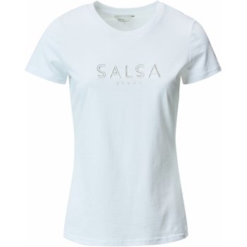 Vêtements Femme The North Face Salsa AUSTRIA T-shirts Slim Blanc
